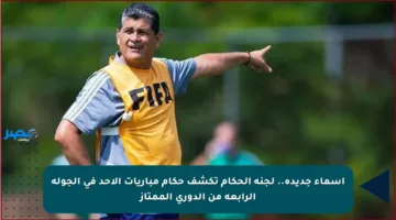 أسماء جديدة.. لجنة الحكام تكشف حكام مباريات الأحد في الجولة الرابعة من الدوري الممتاز